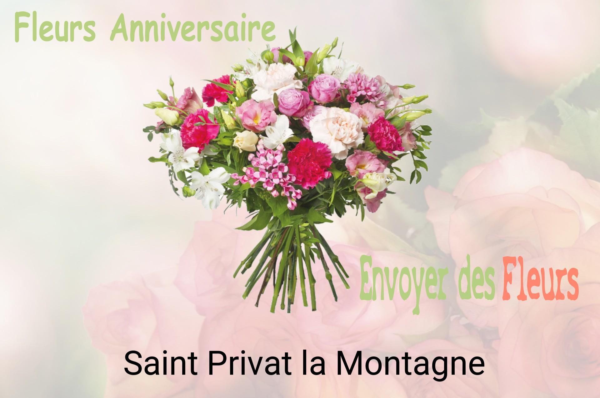 Bouquet de fleurs d’anniversaire livré à Saint-Privat-la-Montagne
