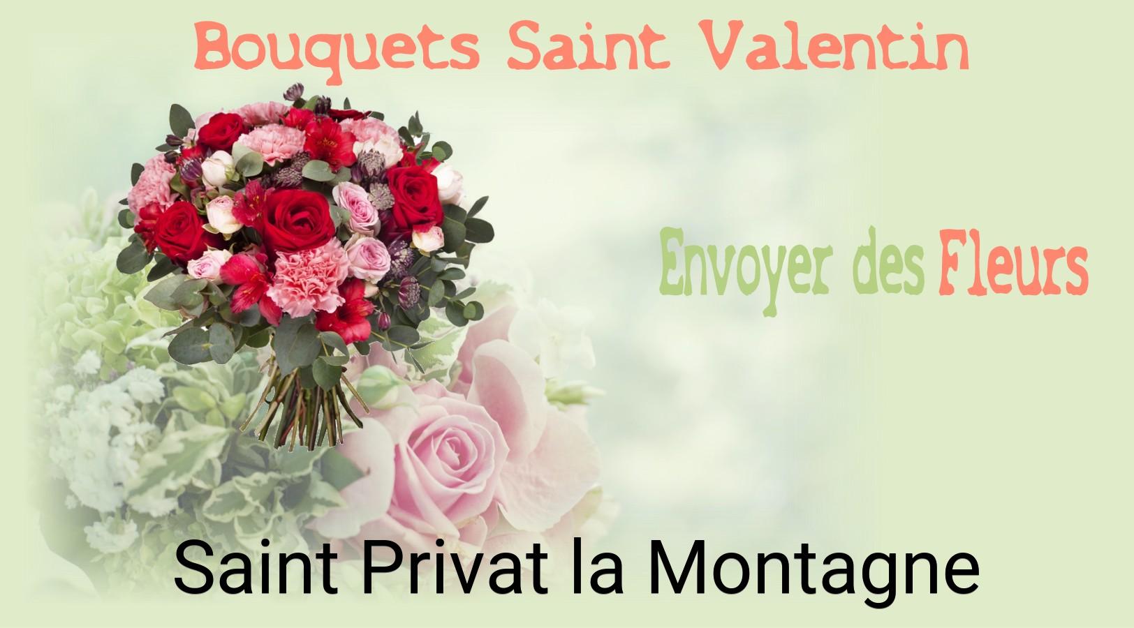 Roses de Saint-Valentin livrées à Saint-Privat-la-Montagne